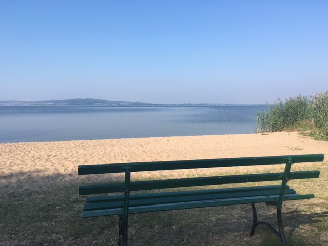 Sonnenuntergang-Bank, &copy; Groh