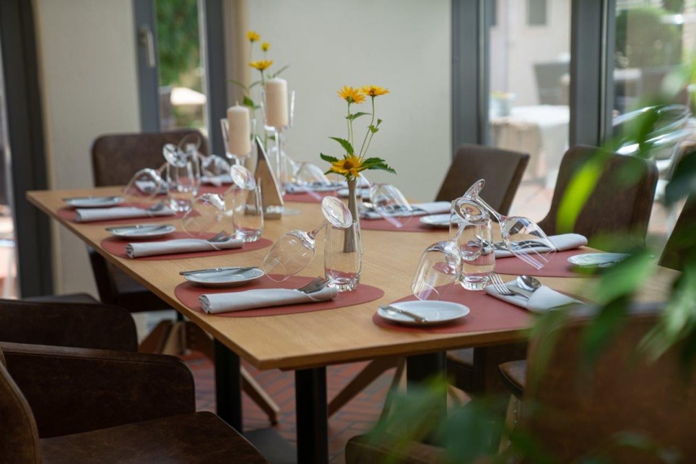 Der Restaurantbereich im Hotel Kleines Meer, © Hotel Kleines Meer
